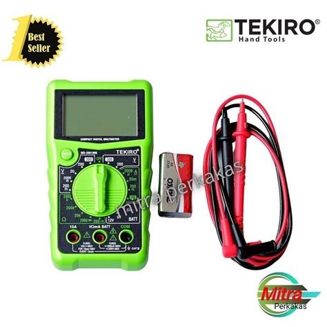 Jual TEKIRO DIGITAL MULTIMETER COMPACT MULTI TESTER AVO METER