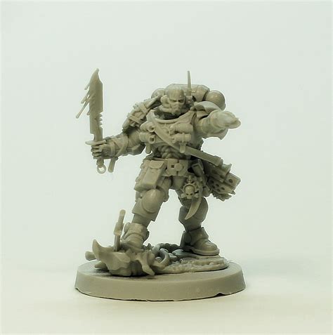 Warhammer 40000 Lieutenant in Phobos Armour Leviathan 2023 Фигурки