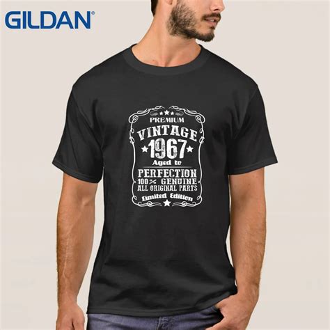 50th Birthday 1966 Gag Vintage Present Dad Husband Old Fart Tee Shirt White Men Streetwear