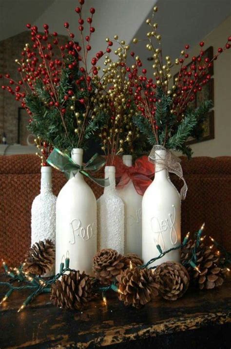 Ways To Reuse Wine Bottles Christmas Decor Edition Sunlit Spaces