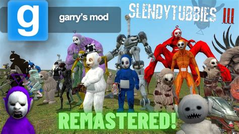 Gmod Mod Reveiws Slendytubbies 3 SNPC S REMASTERED All 30 NPCS