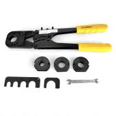 PEX Crimp Tool Kit for 1/2", 5/8", 3/4" and 1" sizes - PexUniverse