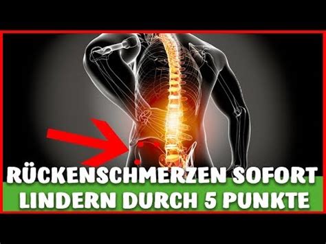 RÜCKENSCHMERZEN im LWS BEREICH mit DIESEN 5 PUNKTEN sofort LINDERN