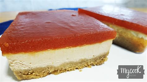 Tarta de queso y foié con mermelada de tomate