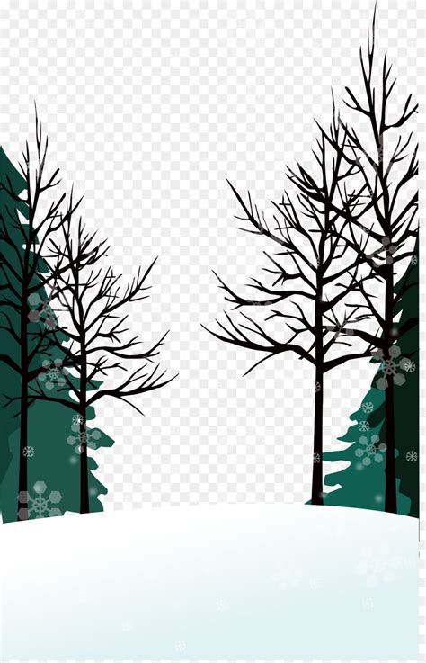 Free Winter Scene Silhouette, Download Free Winter Scene Silhouette png ...