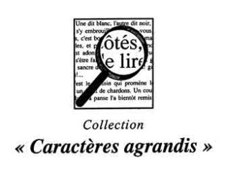 Nos Ouvrages En Caract Res Agrandis Editions La Carte