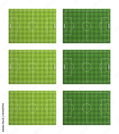 Football Field Vector Ver 2 Stock Vector Adobe Stock