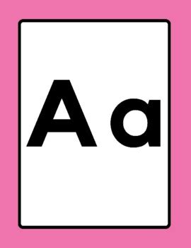 Colorful Alphabet Posters by Jasmine Holmes | TPT