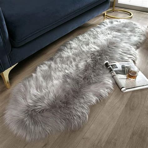 Amazon Ashler Faux Fur Rug Fluffy Shaggy Area Rug Ultra Soft X