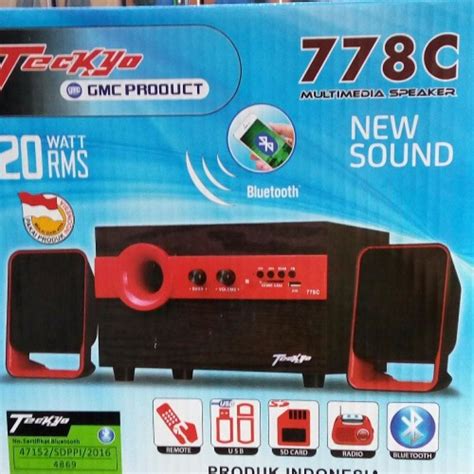 Jual Speaker Aktif Gmc Teckyo C Extra Super Sound Bluetooth