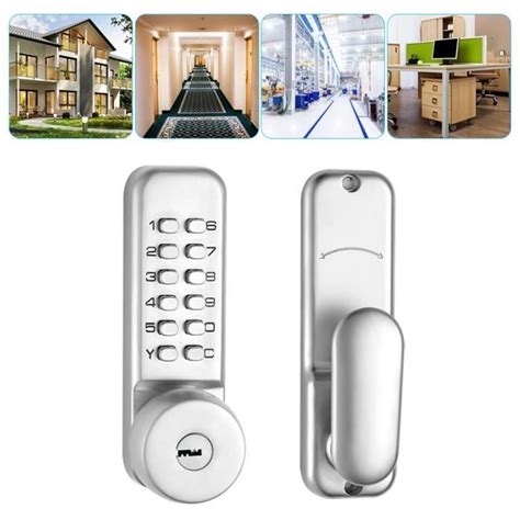 Milleplus Serrure De Porte M Canique Mechanical Keyless Door Lock Zinc