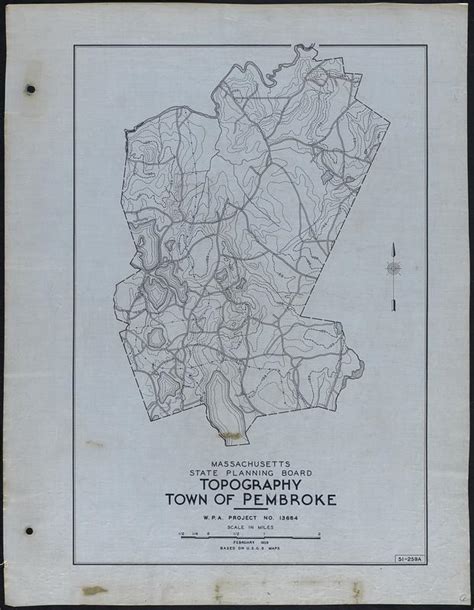 Topography Town Of Pembroke Digital Commonwealth