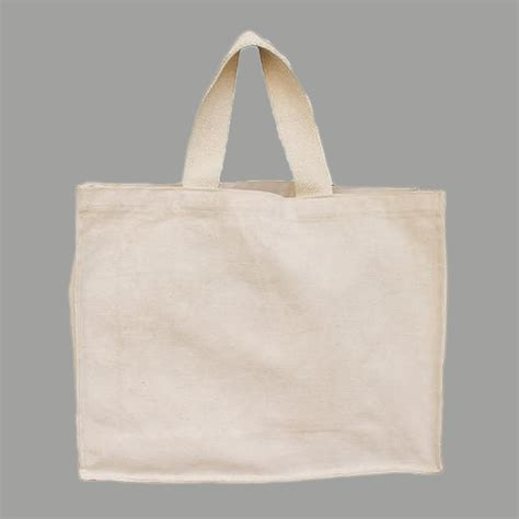 Loop Handle White Plain Cotton Carry Bag Capacity 5kg At Rs 380piece