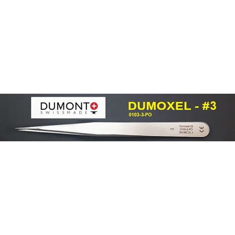 Dumont Dumoxel Polished Watchmakers Tweezers Ref 0103 3