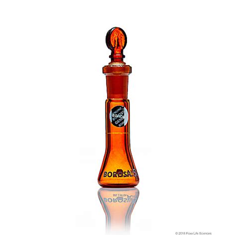 Borosil Amber Light Blocking Wide Mouth Class A Volumetric Flasks