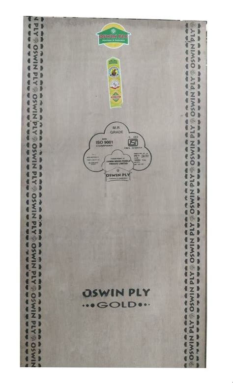 Gurjan Brown Oswin Gold M R Grade Plywood For Furniture Thickness