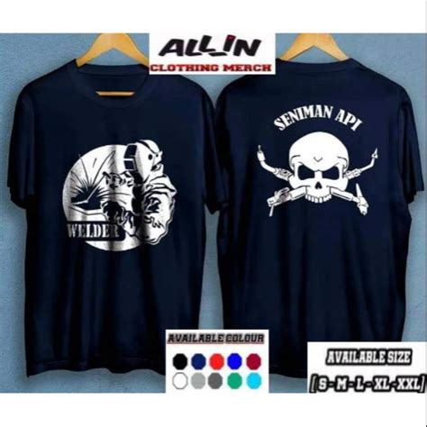 Jual Kaos Seniman Api Welder Keren Ready Lengan Pendek Dan Panjang