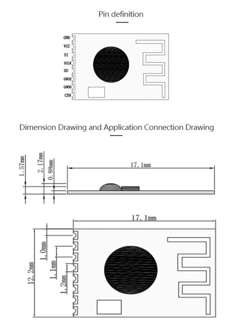 Dwm Dl Trgc Ti Cc Low Cost Pcb Antenna Ghz Transceiver Rf Module