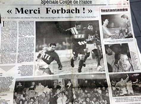 FORBACH Souvenirs US Forbach Foot Zidane Contre Les Idoles De