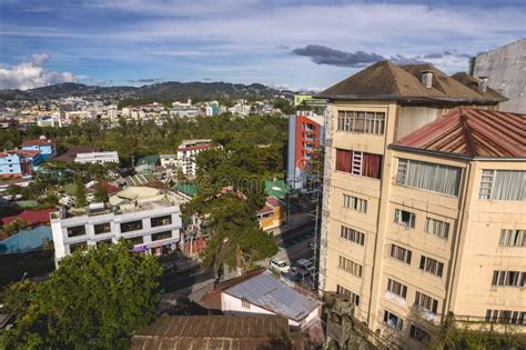 Baguio City, Philippines - Afternoon Aerial of the Skyline of the City Extending Up To the Hills ...