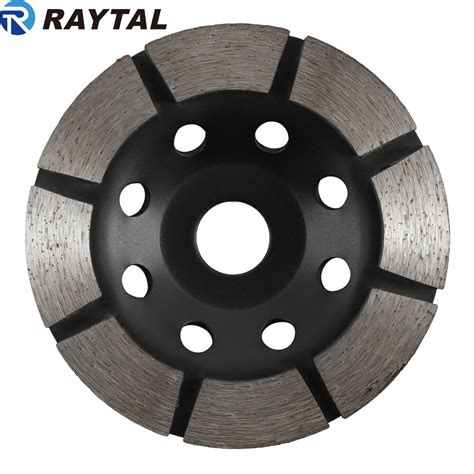 Raytal Single Row Heavy Duty Diamond Grinding Wheel Used For Concrete