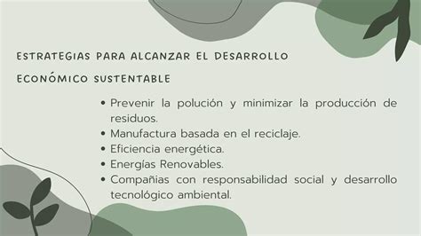 Estrategias De Sustentabilidad Para El Escenario Economico Ppt