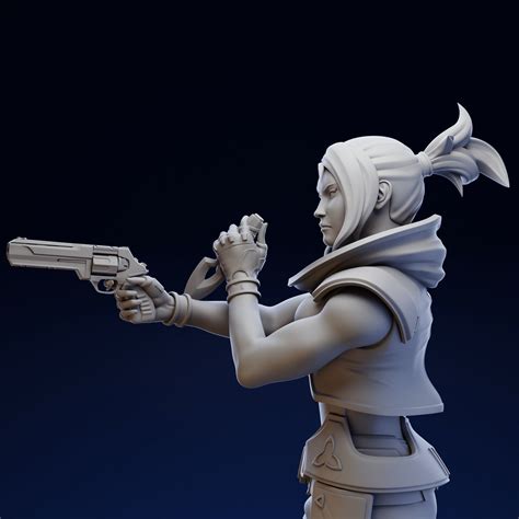 Jett Valorant 3d Model 3d Printable Cgtrader