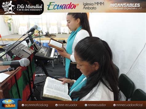 Servicio Especial del Día Mundial de las Misiones de la Iglesia MMM Ambato