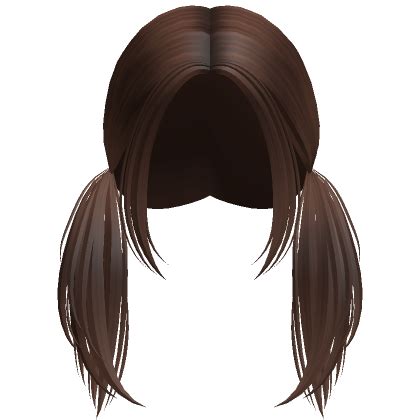 Cute Layered Preppy Pigtails Brown Roblox Item Rolimon S