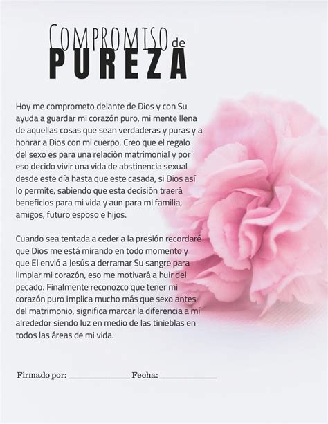 Compromiso De Pureza Biblia Digital Magazine