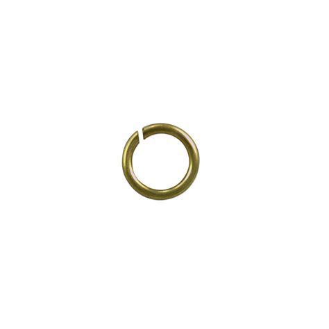 Round Open Jump Ring 5 5mm Antique Brass Plated 100 Pcs