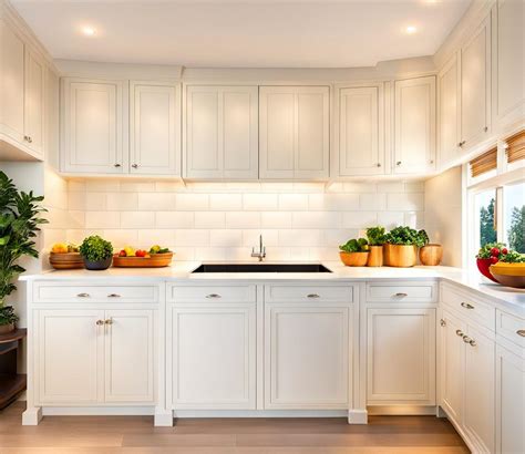 Invigorate Your Kitchen With Off White Shaker Cabinets Totinos Kitchen