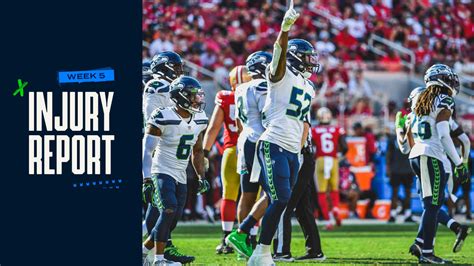 Week Injury Report Seahawks Vs Rams