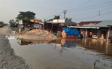 Air Sungai Kubang Meluap Rumah Hingga Lapak Warga Jadi Langganan Banjir