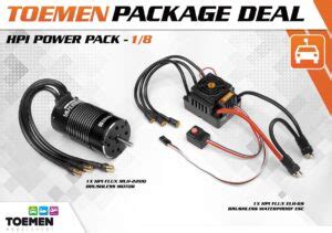 HPI Elektronica Power Pack Voor 1 8 RC Auto Motor Regelaar Toemen