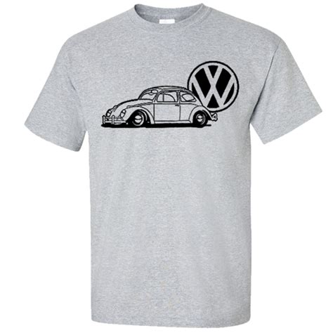 Retro Custom Vw T Shirt Classic Grey Volkswagen New Beetle Vw Beetle Classic Volkswagen Polo