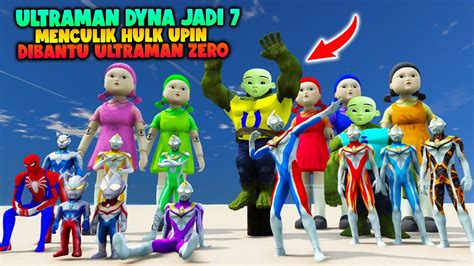 Ultraman Dyna Jadi Kekuatan Menculik Hulk Upin Dibantu Ultraman Zero