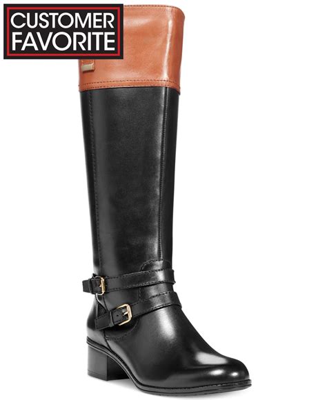 Lyst Bandolino Carlotta Wide Calf Riding Boots A Macys Exclusive