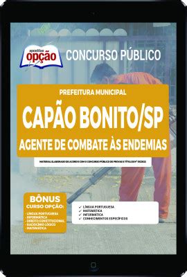 Apostila Prefeitura Cap O Bonito Pdf Agente Combate S Endemias