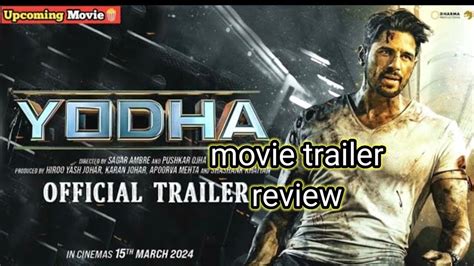 Yodha Movie Trailer Official Review Yodha Film Reaction Actor Siddharth