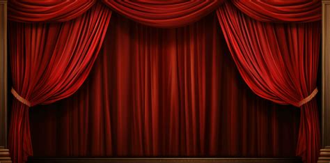 Red theatre curtains 26992049 Stock Photo at Vecteezy