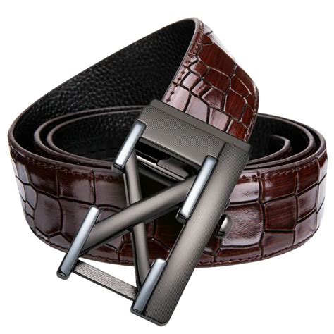 Famous Brand Belt Men Good Quality Cowskin Genuine Luxury Leather Men S