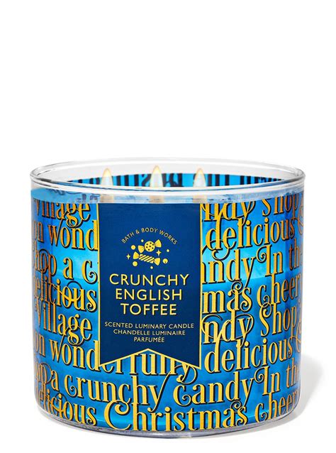 Crunchy English Toffee Wick Candle Bath And Body Works