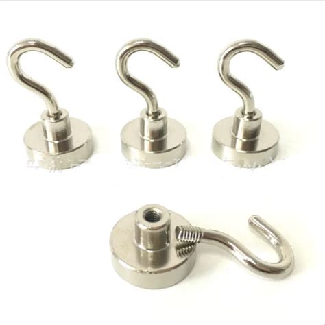 10pcs Lot Magnetic Hooks Super Strong Magnet Hanging Hook Hanger