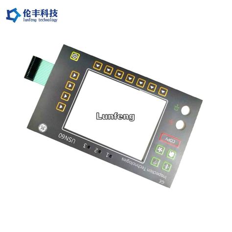 Backlight LED Membrane Switch Metal Dome Membrane Switch With Holes