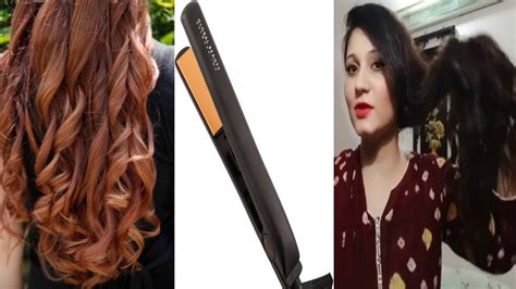 Loose Curl With Flat Iron Easy Curl Hack Curl Hair At Home How To