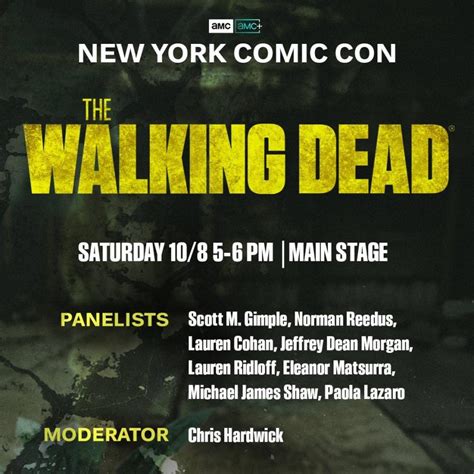 New York Comic Con 2022 Watch The Walking Dead Panel For Free Online