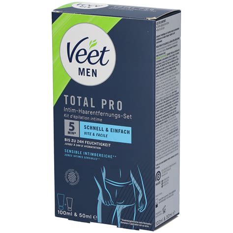 Veet Men Total Pro Intim Haarentfernungs Set St Redcare Apotheke