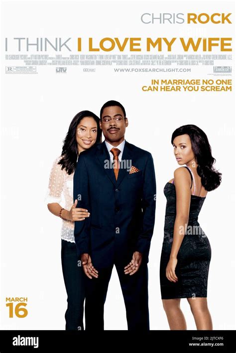 GINA TORRES CHRIS ROCK KERRY WASHINGTON POSTER I THINK I LOVE MY