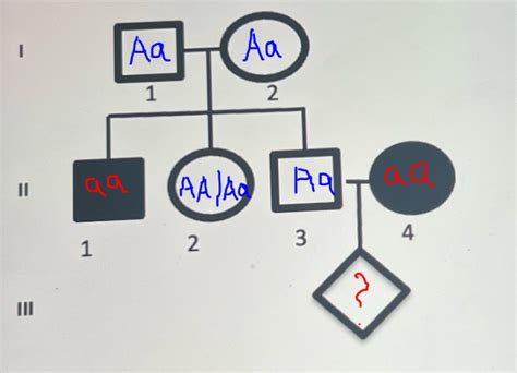 Solved Question 6 The Following Pedigree Shows The Inheritance Of A